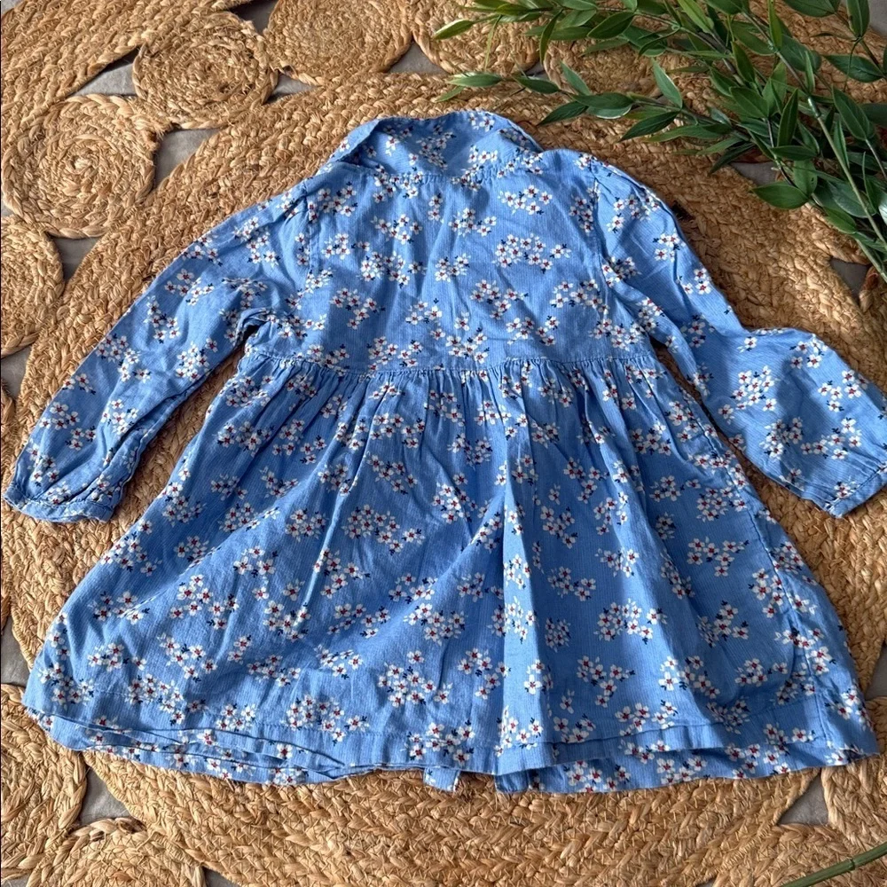 Baby Gap floral Shirt‎ Dress. Size 12-18mo